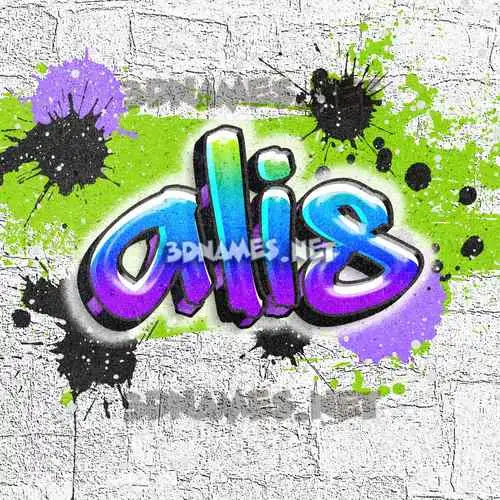 alis in Graffiti Grunge style - 3D name wallpaper alis in Graffiti Grunge style - 3D name wallpaper