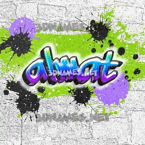 almat in Graffiti Grunge style - 3D name wallpaper almat in Graffiti Grunge style - 3D name wallpaper