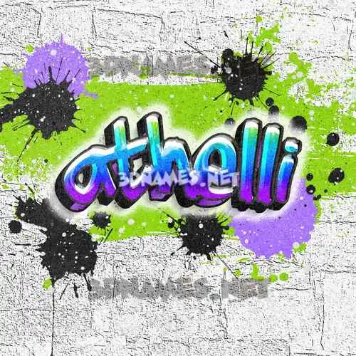 athelli in Graffiti Grunge style - 3D name wallpaper athelli in Graffiti Grunge style - 3D name wallpaper