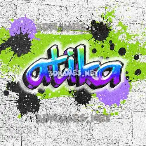 atika in Graffiti Grunge style - 3D name wallpaper atika in Graffiti Grunge style - 3D name wallpaper