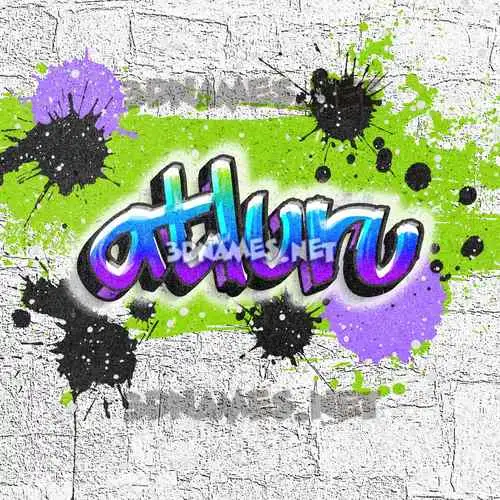 atluru in Graffiti Grunge style - 3D name wallpaper atluru in Graffiti Grunge style - 3D name wallpaper