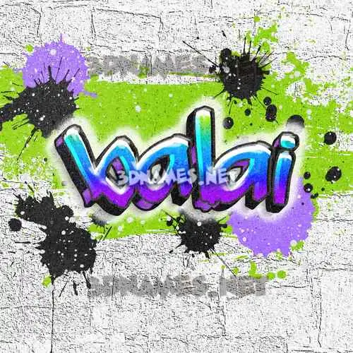 balai in Graffiti Grunge style - 3D name wallpaper