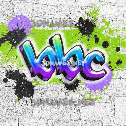bbc in Graffiti Grunge style - 3D name wallpaper bbc in Graffiti Grunge style - 3D name wallpaper