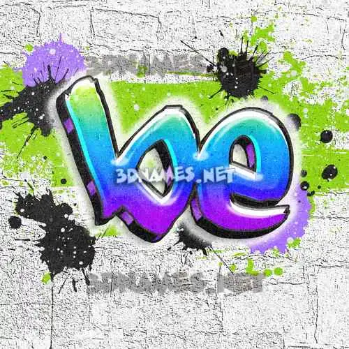 be in Graffiti Grunge style - 3D name wallpaper be in Graffiti Grunge style - 3D name wallpaper