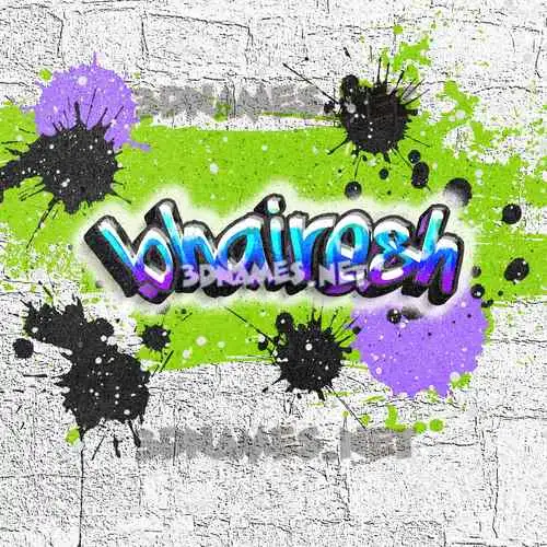 bhairesh in Graffiti Grunge style - 3D name wallpaper
