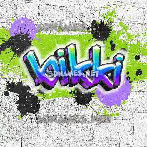bikki in Graffiti Grunge style - 3D name wallpaper bikki in Graffiti Grunge style - 3D name wallpaper