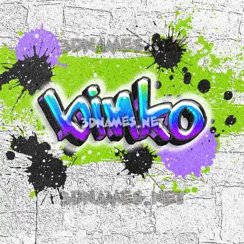 binko in Graffiti Grunge style - 3D name wallpaper binko in Graffiti Grunge style - 3D name wallpaper