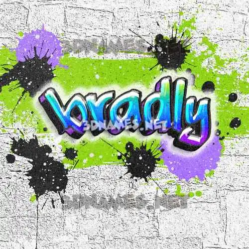bradly in Graffiti Grunge style - 3D name wallpaper bradly in Graffiti Grunge style - 3D name wallpaper