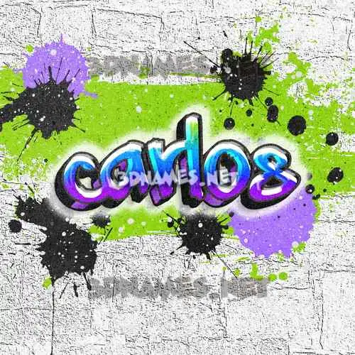 carlos in Graffiti Grunge style - 3D name wallpaper carlos in Graffiti Grunge style - 3D name wallpaper