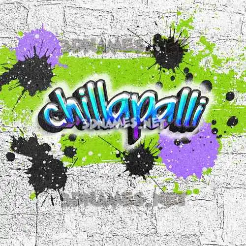 chillapalli in Graffiti Grunge style - 3D name wallpaper chillapalli in Graffiti Grunge style - 3D name wallpaper