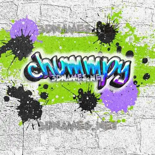 chummpy in Graffiti Grunge style - 3D name wallpaper chummpy in Graffiti Grunge style - 3D name wallpaper