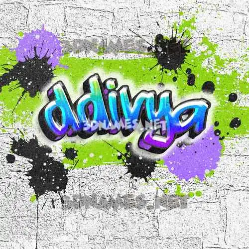 ddivya in Graffiti Grunge style - 3D name wallpaper ddivya in Graffiti Grunge style - 3D name wallpaper