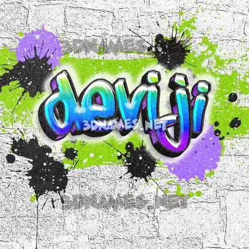 deviji in Graffiti Grunge style - 3D name wallpaper deviji in Graffiti Grunge style - 3D name wallpaper
