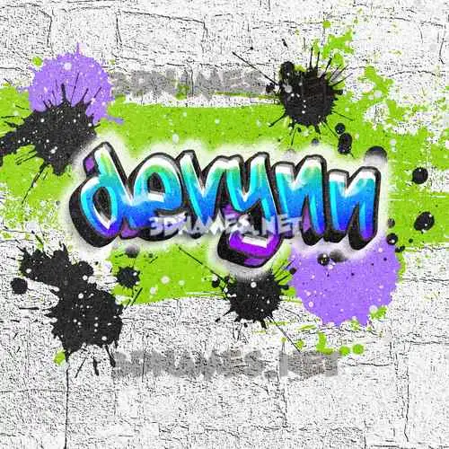 devynn in Graffiti Grunge style - 3D name wallpaper