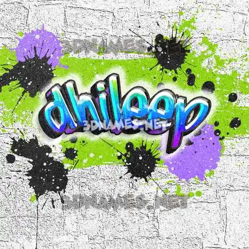 dhileep in Graffiti Grunge style - 3D name wallpaper dhileep in Graffiti Grunge style - 3D name wallpaper