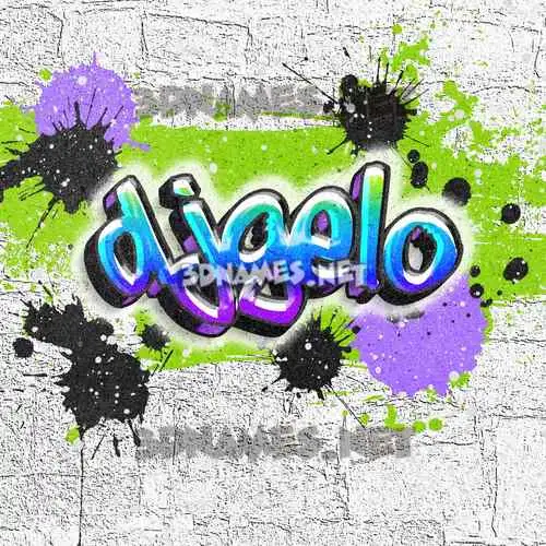 djgelo in Graffiti Grunge style - 3D name wallpaper djgelo in Graffiti Grunge style - 3D name wallpaper