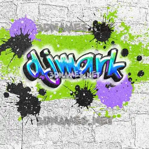 djmark in Graffiti Grunge style - 3D name wallpaper djmark in Graffiti Grunge style - 3D name wallpaper