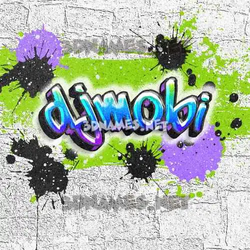 djmobi in Graffiti Grunge style - 3D name wallpaper djmobi in Graffiti Grunge style - 3D name wallpaper