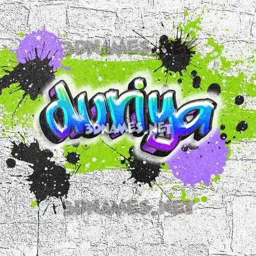 duriya in Graffiti Grunge style - 3D name wallpaper duriya in Graffiti Grunge style - 3D name wallpaper