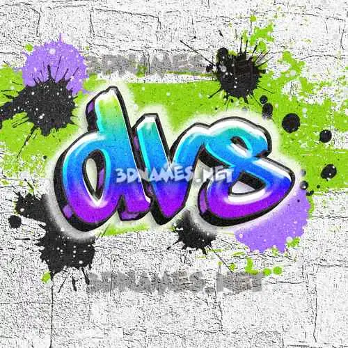 dvs in Graffiti Grunge style - 3D name wallpaper dvs in Graffiti Grunge style - 3D name wallpaper