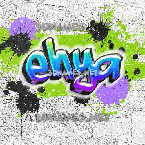 ehya in Graffiti Grunge style - 3D name wallpaper ehya in Graffiti Grunge style - 3D name wallpaper