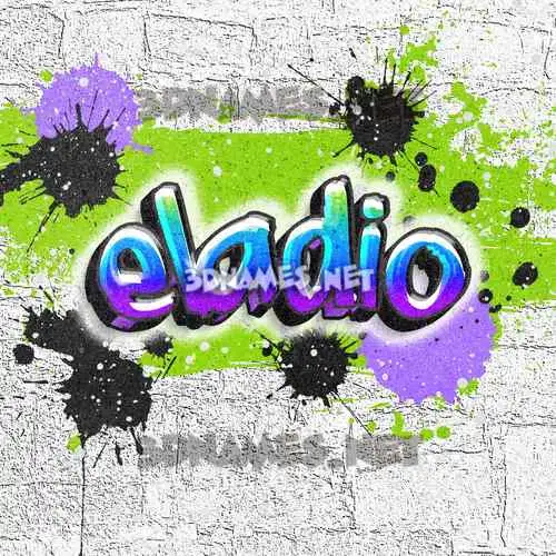 eladio in Graffiti Grunge style - 3D name wallpaper eladio in Graffiti Grunge style - 3D name wallpaper