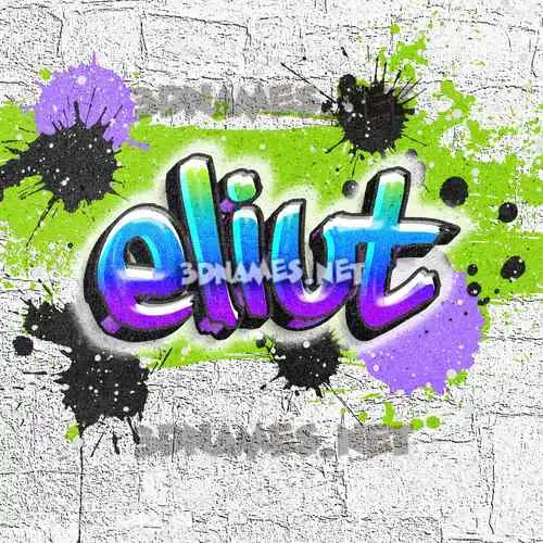 eliut in Graffiti Grunge style - 3D name wallpaper eliut in Graffiti Grunge style - 3D name wallpaper