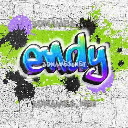 endy in Graffiti Grunge style - 3D name wallpaper endy in Graffiti Grunge style - 3D name wallpaper