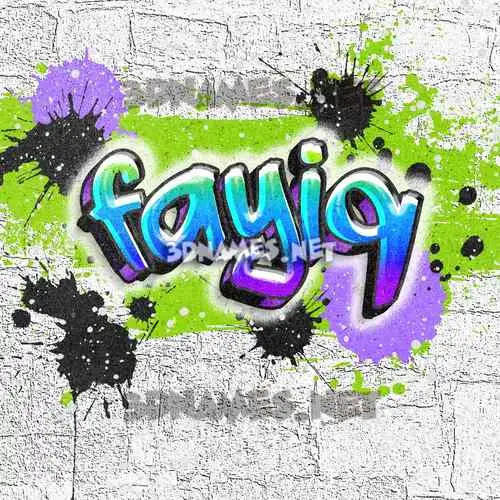 fayiq in Graffiti Grunge style - 3D name wallpaper fayiq in Graffiti Grunge style - 3D name wallpaper