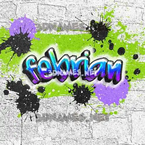 febrian in Graffiti Grunge style - 3D name wallpaper febrian in Graffiti Grunge style - 3D name wallpaper
