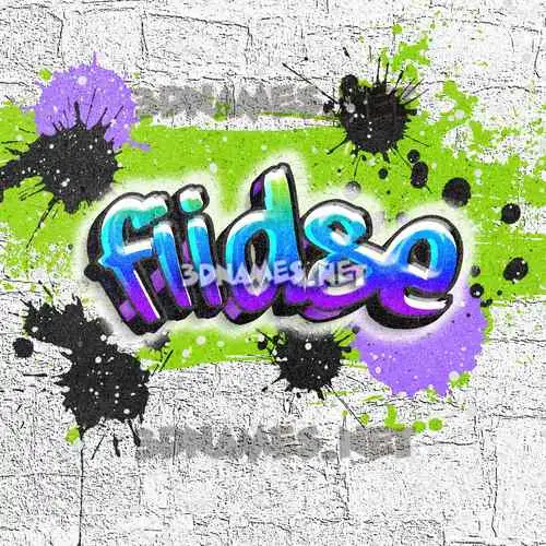 fiidse in Graffiti Grunge style - 3D name wallpaper fiidse in Graffiti Grunge style - 3D name wallpaper