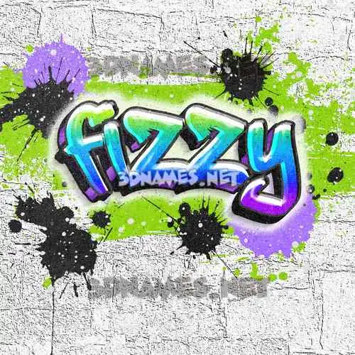 fizzy in Graffiti Grunge style - 3D name wallpaper fizzy in Graffiti Grunge style - 3D name wallpaper