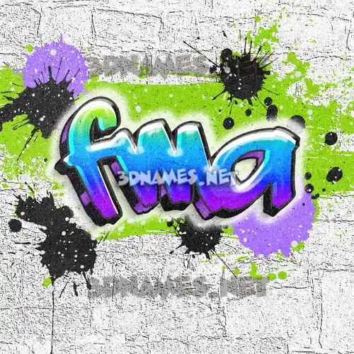 fma in Graffiti Grunge style - 3D name wallpaper fma in Graffiti Grunge style - 3D name wallpaper