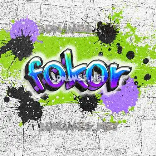 fokor in Graffiti Grunge style - 3D name wallpaper fokor in Graffiti Grunge style - 3D name wallpaper