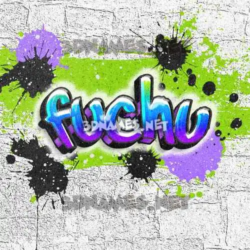 fuchu in Graffiti Grunge style - 3D name wallpaper fuchu in Graffiti Grunge style - 3D name wallpaper