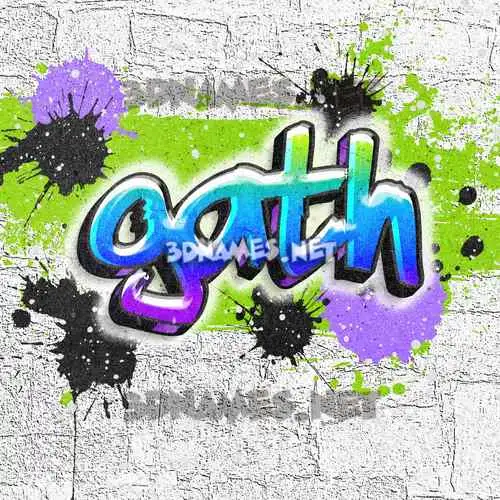 gath in Graffiti Grunge style - 3D name wallpaper gath in Graffiti Grunge style - 3D name wallpaper