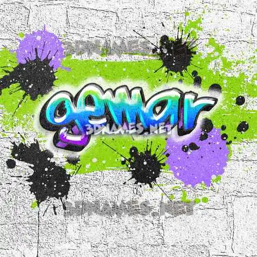 gemar in Graffiti Grunge style - 3D name wallpaper gemar in Graffiti Grunge style - 3D name wallpaper
