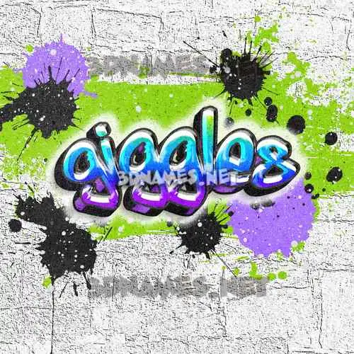giggles in Graffiti Grunge style - 3D name wallpaper giggles in Graffiti Grunge style - 3D name wallpaper