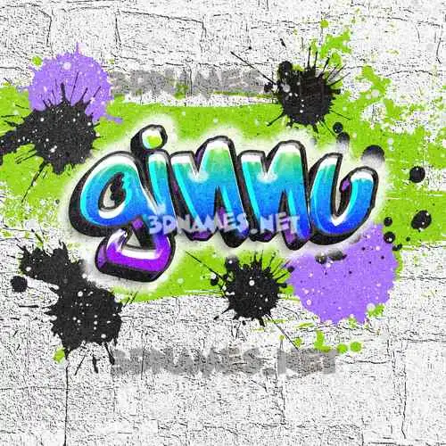 ginnu in Graffiti Grunge style - 3D name wallpaper ginnu in Graffiti Grunge style - 3D name wallpaper