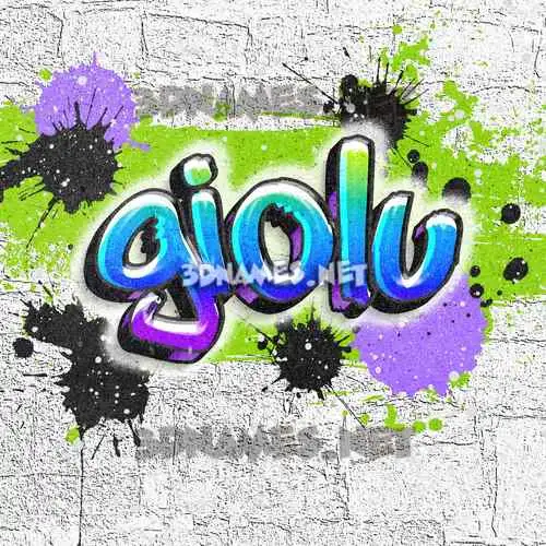 giolu in Graffiti Grunge style - 3D name wallpaper giolu in Graffiti Grunge style - 3D name wallpaper