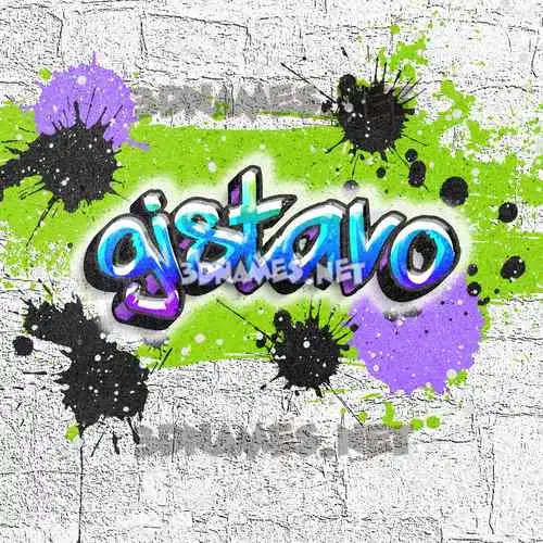 gistavo in Graffiti Grunge style - 3D name wallpaper gistavo in Graffiti Grunge style - 3D name wallpaper