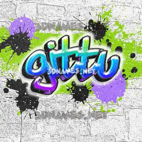gittu in Graffiti Grunge style - 3D name wallpaper gittu in Graffiti Grunge style - 3D name wallpaper