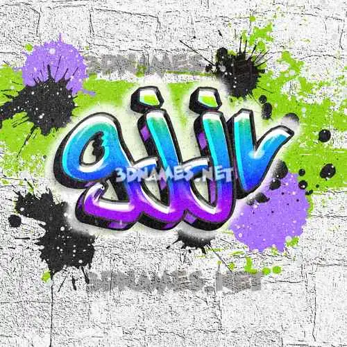 gjjv in Graffiti Grunge style - 3D name wallpaper