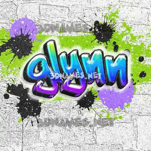 glynn in Graffiti Grunge style - 3D name wallpaper glynn in Graffiti Grunge style - 3D name wallpaper