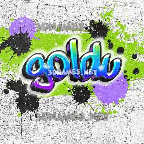 goldu in Graffiti Grunge style - 3D name wallpaper goldu in Graffiti Grunge style - 3D name wallpaper