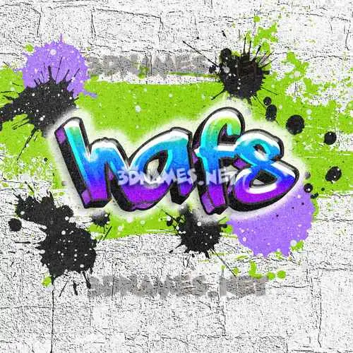 hafs in Graffiti Grunge style - 3D name wallpaper hafs in Graffiti Grunge style - 3D name wallpaper