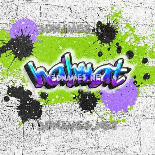 halmat in Graffiti Grunge style - 3D name wallpaper halmat in Graffiti Grunge style - 3D name wallpaper