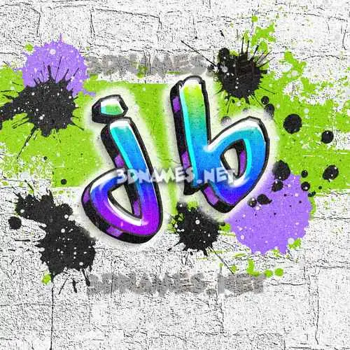 j b in Graffiti Grunge style - 3D name wallpaper j b in Graffiti Grunge style - 3D name wallpaper