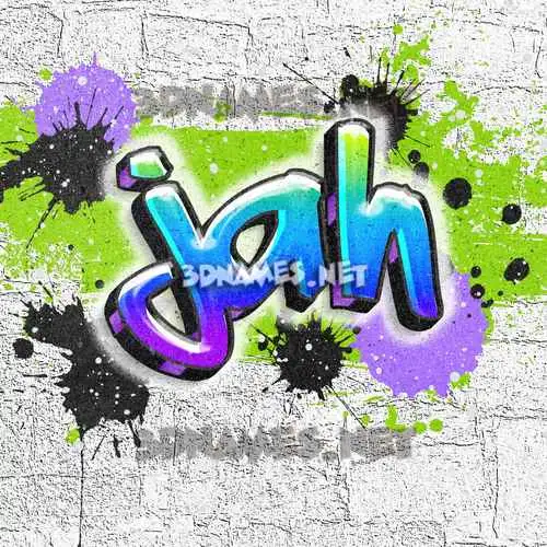 jah in Graffiti Grunge style - 3D name wallpaper jah in Graffiti Grunge style - 3D name wallpaper