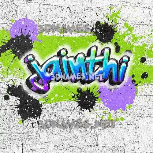 jainthi in Graffiti Grunge style - 3D name wallpaper jainthi in Graffiti Grunge style - 3D name wallpaper